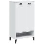 Mueble zapatero VIKEN madera de ingeniería blanca en Zapateros y organizadores de calzado | Comprar online en Foru.es
