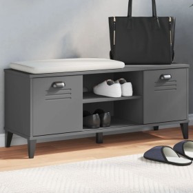 Banco zapatero VIKEN madera ingeniería antracita 106x35x45 cm en Zapateros y organizadores de calzado | Comprar online en Foru.e