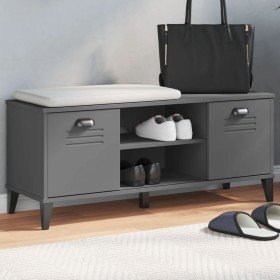 Banco zapatero VIKEN madera ingeniería antracita 106x35x45 cm en Zapateros y organizadores de calzado | Comprar online en Foru.e