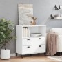 Librería VIKEN madera de ingeniería blanco 80x40x90 cm en Librerías y estanterías | Comprar online en Foru.es