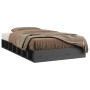Estructura cama individual pequeña madera maciza gris 75x190 cm de vidaXL, Camas y somieres - Ref: Foro24-820698, Precio: 136...