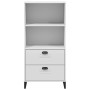 Librería VIKEN madera de ingeniería blanco 60x35x123 cm en Librerías y estanterías | Comprar online en Foru.es
