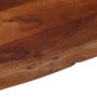 Mesa de centro madera maciza de acacia marrón miel 110x55x40 cm en Mesas de centro | Comprar online en Foru.es