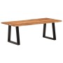 Mesa de centro madera maciza acacia 110x55x40 cm en Mesas de centro | Comprar online en Foru.es