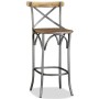 Taburete de cocina de madera maciza de mango de vidaXL, Taburetes de cocina - Ref: Foro24-244593, Precio: 165,76 €, Descuento: %
