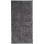 Alfombra de pelo corto suave lavable HUARTE antracita 100x200cm en Alfombras | Comprar online en Foru.es
