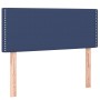 Cama box spring con colchón y LED tela azul 100x200 cm de vidaXL, Camas y somieres - Ref: Foro24-3133619, Precio: 332,12 €, D...