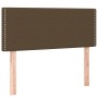 Cama box spring con colchón LED tela marrón oscuro 90x200 cm de vidaXL, Camas y somieres - Ref: Foro24-3133608, Precio: 293,0...