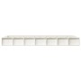 Estructura de cama doble de madera maciza blanco 135x190 cm de vidaXL, Camas y somieres - Ref: Foro24-820712, Precio: 145,33 ...