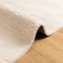 Alfombra de pelo corto suave lavable HUARTE beige 60x110 cm en Alfombras | Comprar online en Foru.es