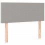 Cama box spring con colchón tela y LED gris claro 80x200 cm de vidaXL, Camas y somieres - Ref: Foro24-3132949, Precio: 274,32...
