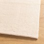 Alfombra de pelo corto suave lavable HUARTE beige 200x200 cm en Alfombras | Comprar online en Foru.es
