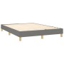 Cama box spring colchón y luces LED tela gris oscuro 140x200 cm de vidaXL, Camas y somieres - Ref: Foro24-3133558, Precio: 42...
