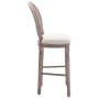 Taburete de cocina 2 unidades lino blanco de vidaXL, Taburetes de cocina - Ref: Foro24-245352, Precio: 334,38 €, Descuento: %