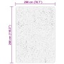 Alfombra de pelo corto suave lavable HUARTE gris 200x280 cm en Alfombras | Comprar online en Foru.es