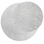 Alfombra de pelo corto suave lavable HUARTE gris Ø 80 cm en Alfombras | Comprar online en Foru.es