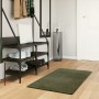 Alfombra pelo corto suave lavable HUARTE verde bosque 60x110 cm en Alfombras | Comprar online en Foru.es