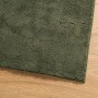 Alfombra pelo corto suave lavable HUARTE verde bosque 80x200 cm en Alfombras | Comprar online en Foru.es