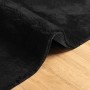 Alfombra de pelo corto suave lavable HUARTE negro 80x150 cm en Alfombras | Comprar online en Foru.es
