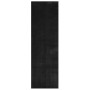 Alfombra de pelo corto suave lavable HUARTE negro 80x250 cm en Alfombras | Comprar online en Foru.es