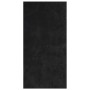 Alfombra de pelo corto suave lavable HUARTE negro 100x200 cm en Alfombras | Comprar online en Foru.es