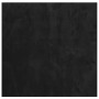 Alfombra de pelo corto suave lavable HUARTE negro 120x120 cm en Alfombras | Comprar online en Foru.es