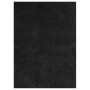 Alfombra de pelo corto suave lavable HUARTE negro 140x200 cm en Alfombras | Comprar online en Foru.es