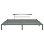 Estructura de cama de metal gris 180x200 cm de vidaXL, Camas y somieres - Ref: Foro24-284667, Precio: 92,63 €, Descuento: %