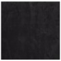 Alfombra de pelo corto suave lavable HUARTE negro 160x160 cm en Alfombras | Comprar online en Foru.es
