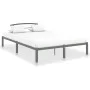 Gray metal bed frame 120x200 cm by vidaXL, Beds and slatted bases - Ref: Foro24-284664, Price: 72,65 €, Discount: %