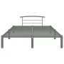 Gray metal bed frame 120x200 cm by vidaXL, Beds and slatted bases - Ref: Foro24-284664, Price: 72,65 €, Discount: %