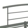Gray metal bed frame 120x200 cm by vidaXL, Beds and slatted bases - Ref: Foro24-284664, Price: 72,65 €, Discount: %