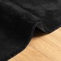 Alfombra de pelo corto suave lavable HUARTE negro 200x200 cm en Alfombras | Comprar online en Foru.es