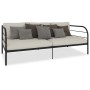 Estructura de cama de metal negro 90x200 cm de vidaXL, Camas y somieres - Ref: Foro24-284673, Precio: 110,55 €, Descuento: %