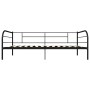 Estructura de cama de metal negro 90x200 cm de vidaXL, Camas y somieres - Ref: Foro24-284673, Precio: 110,55 €, Descuento: %