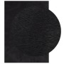 Alfombra de pelo corto suave lavable HUARTE negro 240x340 cm en Alfombras | Comprar online en Foru.es