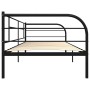 Estructura de cama de metal negro 90x200 cm de vidaXL, Camas y somieres - Ref: Foro24-284673, Precio: 110,55 €, Descuento: %