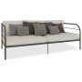 Estructura de cama de metal gris 90x200 cm de vidaXL, Camas y somieres - Ref: Foro24-284674, Precio: 121,91 €, Descuento: %