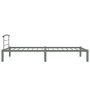 Estructura de cama de metal gris 100x200 cm de vidaXL, Camas y somieres - Ref: Foro24-284663, Precio: 67,24 €, Descuento: %