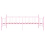Estructura de cama de metal rosa 90x200 cm de vidaXL, Camas y somieres - Ref: Foro24-284671, Precio: 93,63 €, Descuento: %
