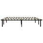 Estructura de cama de metal negro 180x200 cm de vidaXL, Camas y somieres - Ref: Foro24-284683, Precio: 150,26 €, Descuento: %