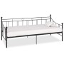 Estructura de cama de metal negro 90x200 cm de vidaXL, Camas y somieres - Ref: Foro24-284669, Precio: 128,10 €, Descuento: %