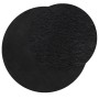 Alfombra de pelo corto suave lavable HUARTE negro Ø 160 cm en Alfombras | Comprar online en Foru.es