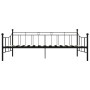 Estructura de cama de metal negro 90x200 cm de vidaXL, Camas y somieres - Ref: Foro24-284669, Precio: 128,10 €, Descuento: %