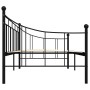 Estructura de cama de metal negro 90x200 cm de vidaXL, Camas y somieres - Ref: Foro24-284669, Precio: 128,10 €, Descuento: %