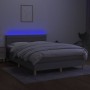Cama box spring colchón y luces LED tela gris claro 140x200 cm de vidaXL, Camas y somieres - Ref: Foro24-3133797, Precio: 428...