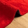Alfombra de pelo corto suave lavable HUARTE rojo 140x200 cm en Alfombras | Comprar online en Foru.es