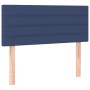 Cama box spring con colchón y LED tela azul 100x200 cm de vidaXL, Camas y somieres - Ref: Foro24-3133779, Precio: 338,26 €, D...