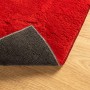 Alfombra de pelo corto suave lavable HUARTE rojo 160x160 cm en Alfombras | Comprar online en Foru.es