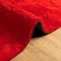 Alfombra de pelo corto suave lavable HUARTE rojo 160x160 cm en Alfombras | Comprar online en Foru.es